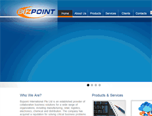 Tablet Screenshot of bizpoint-intl.com